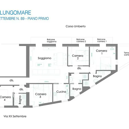 Nocleg ze śniadaniem Lungomare Porto Santo Stefano